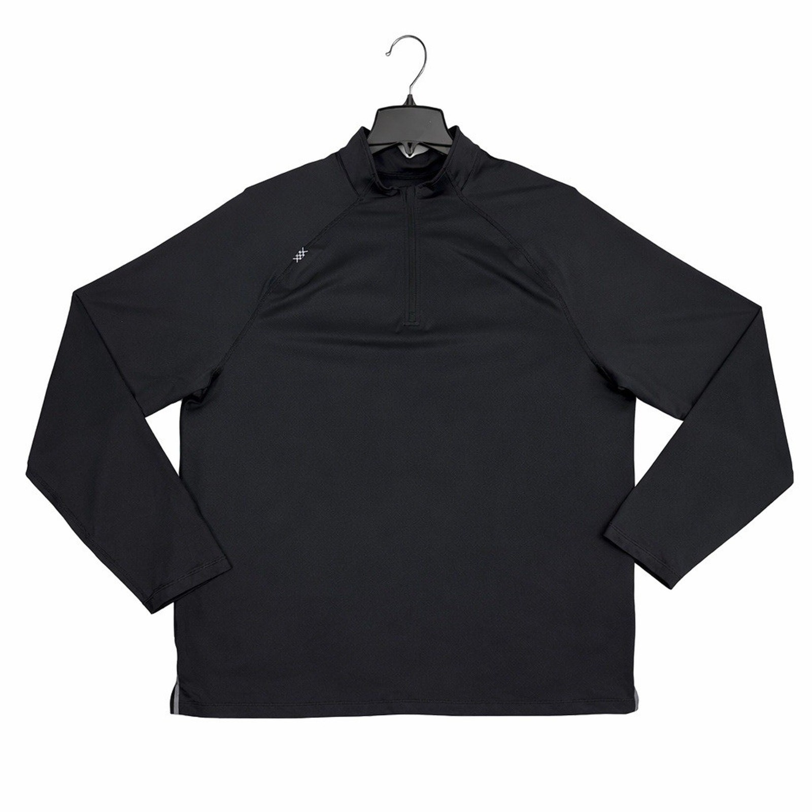 Rhone Session Pullover Mens XL Black Performance Golf 1 /4 Zip Stretch gallery