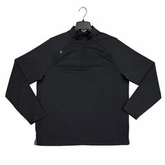 Rhone Session Pullover Mens XL Black Performance Golf 1 /4 Zip Stretch