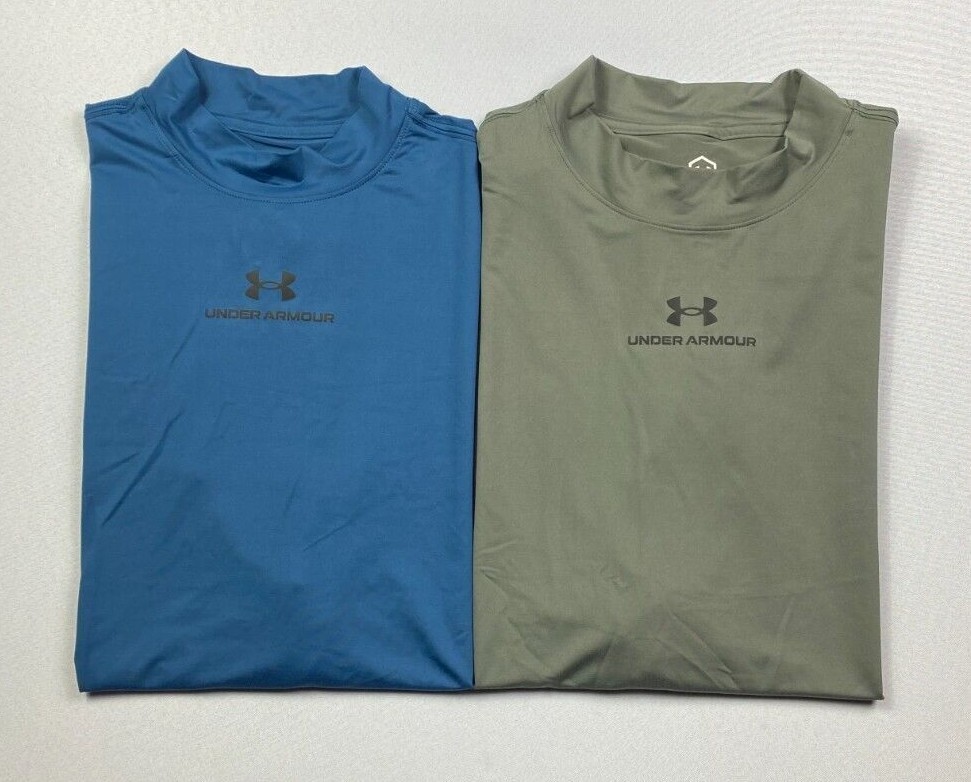 Men's Under Armour RUSH Loose FIt Energy Mock Turtleneck Sleeveless Shirt Tank gallery