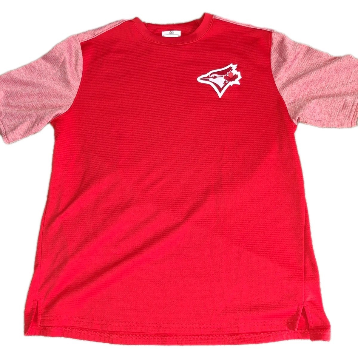 Official Majestic Toronto Blue Jays MLB Practice Red Jersey Sz XL gallery