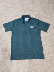 Adidas Mens Large Tennis Pro Climacool + FreeLift Polo Green Shirt JY4848