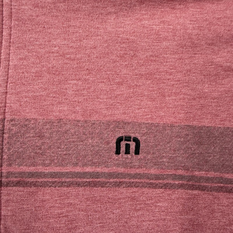 Travis Mathew Pullover Mens L Red Golf Performance Sunset Serenade 1/4 Zip Shirt gallery