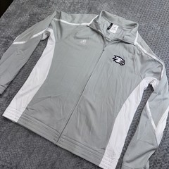 Adidas Climalite Full Zip Jacket Men’s LARGE Gray Philadelphia Eagles
