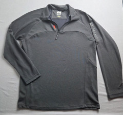 Helly Hansen Pullover Shirt Mens Large Black 1/4 Zip Jacket Shacket Activewear