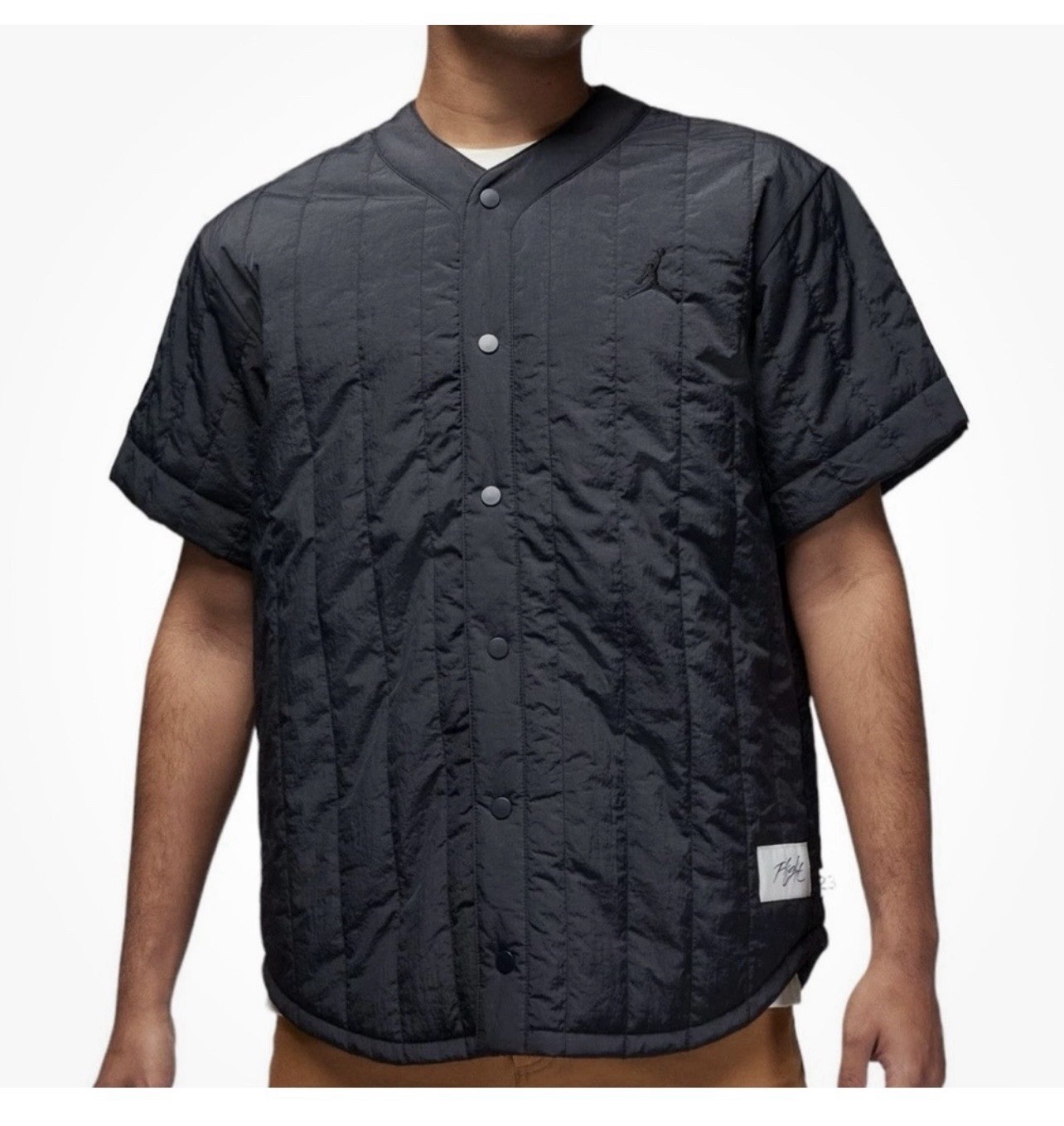 Nike Air Jordan Flight Heritage Baseball Top/Puffer Jacket Men's L gallery