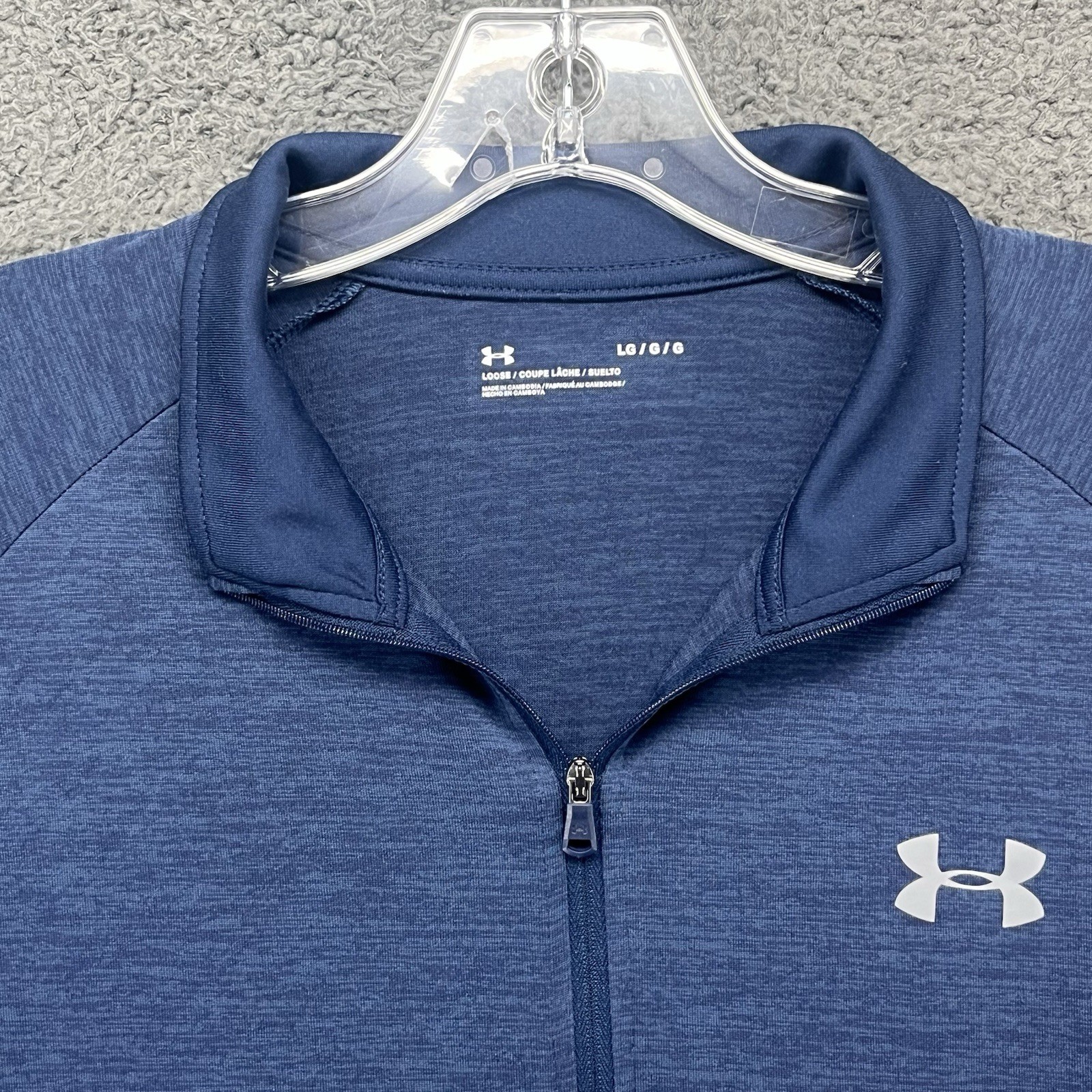 Under Armour Mens Large Quarter Zip Shirt Performance Tech Long Sleeve Pullover gallery