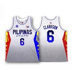 New Rare Clarkson #6 Pilipinas Philippines Basketball Jersey Custom Stitched