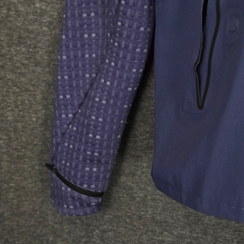 Nike Tech Pack Hybrid Kimono Reflective Woven Running Shirt Mens Medium Blue gallery