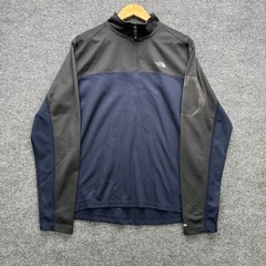The North Face Flight Series Quarter Zip Pullover Mens Large Navy Gray Running