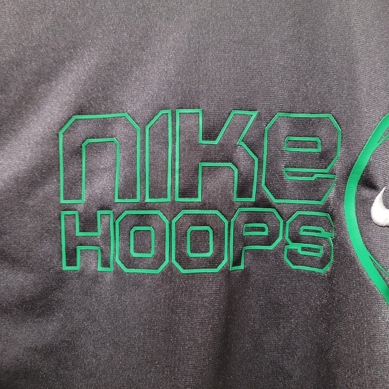 Vintage Y2K Nike Hoops Atheletic Shirt Mens Large Black Basketball Polyester gallery