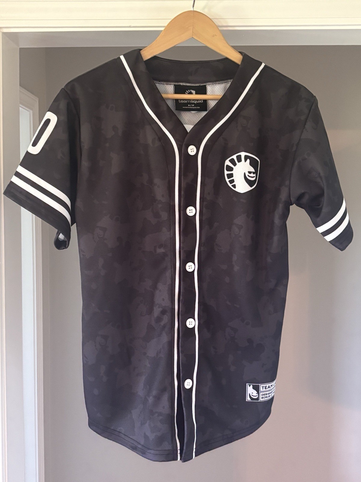 Team Liquid Baseball Jersey - Black - Number 00 Rare 2019 Small gallery