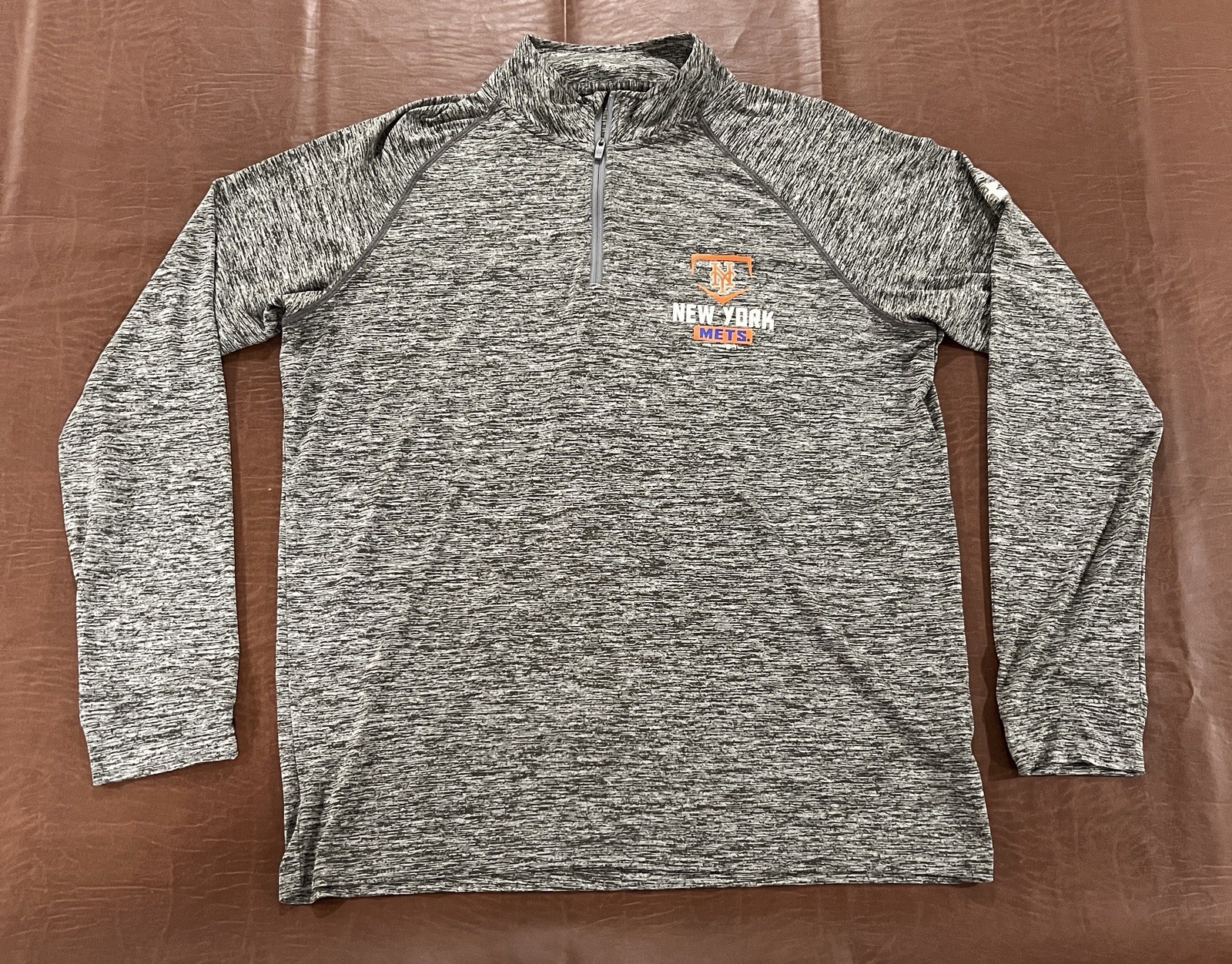 Under Armour New York Mets 1/4 Zip Activewear Long Sleeve Shirt - Size Large gallery