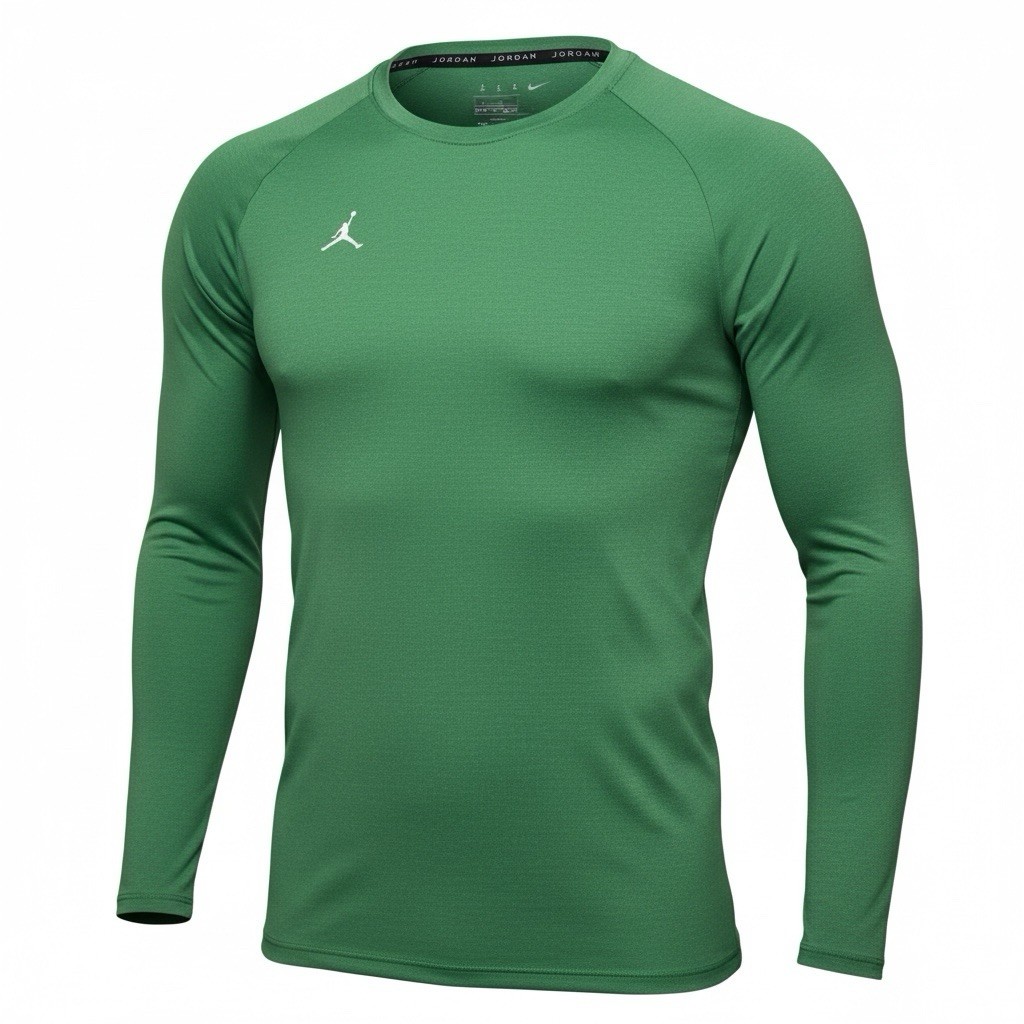Jordan Flight Mens Size XL Compression Shirt Training Activewear Gym Long Sleeve gallery