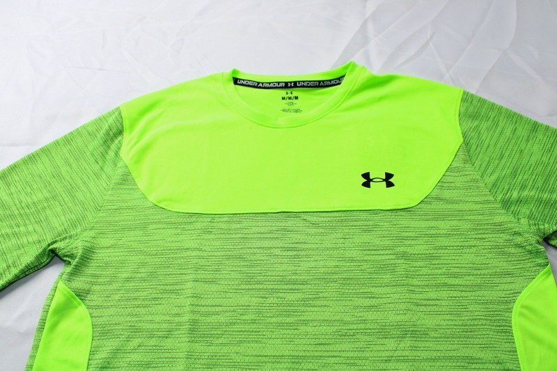 Under Armour Men's Active Tech Utility Short Sleeve T-Shirt EJ3 Green Medium gallery