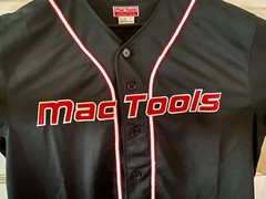 Mac Tools #38 Baseball Style Jersey Size: L – ( Large )