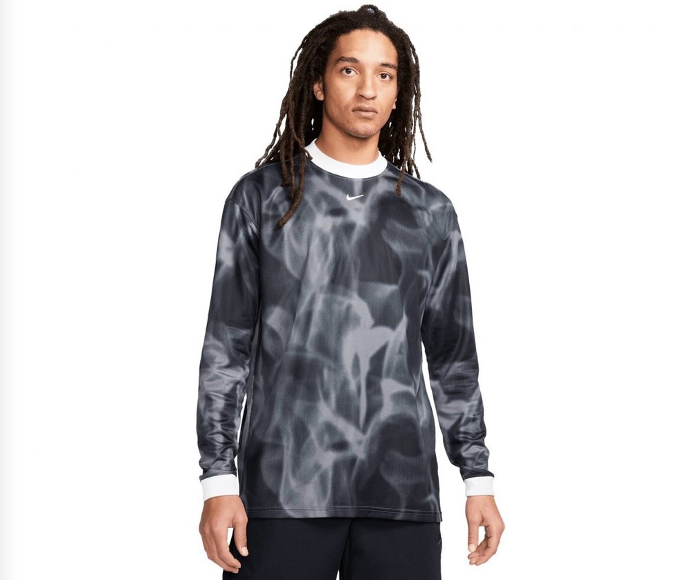 Nike Dri-Fit F.C. Long-Sleeve Graphic Soccer Top Men’s Sz L DV9798-068 $90 NWT