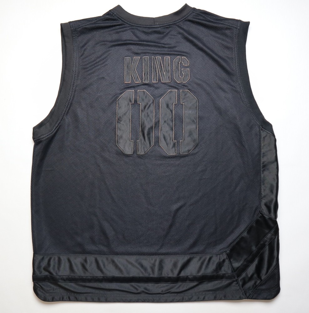 NIKE KING 00 BATTLEGROUNDS VINTAGE BASKETBALL TANK JERSEY BLACK VEST Y2K MEN 2XL