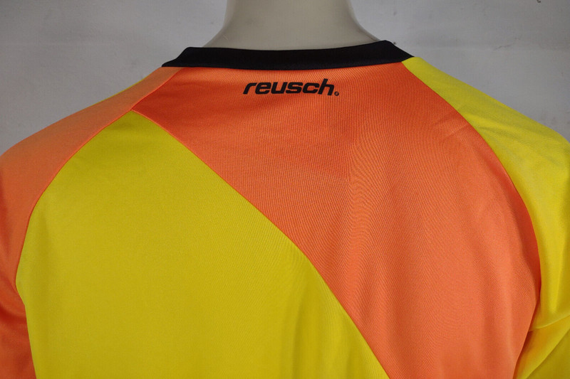 NWT Reusch Does Deutsch orange yellow Soccer Jersey shirt mens Medium gallery