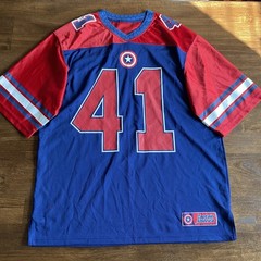 Captain America Super Soldier Sports Jersey Men’s Size Adult Large
