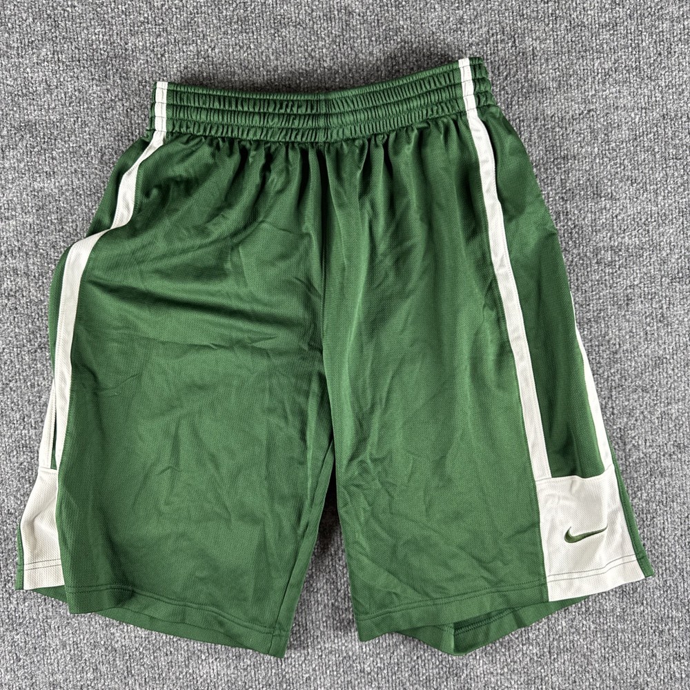 Nike Mens Dri-Fit Team League Practice Shorts Green SMALL 621949-342