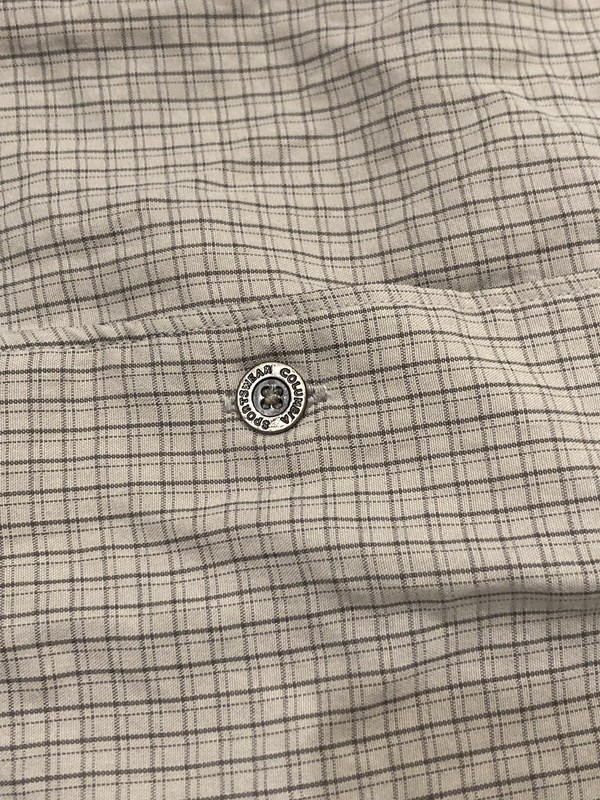 Columbia Men's Size L Large Tan Modal Brown Button Down Athletic Shirt Fish Hike gallery