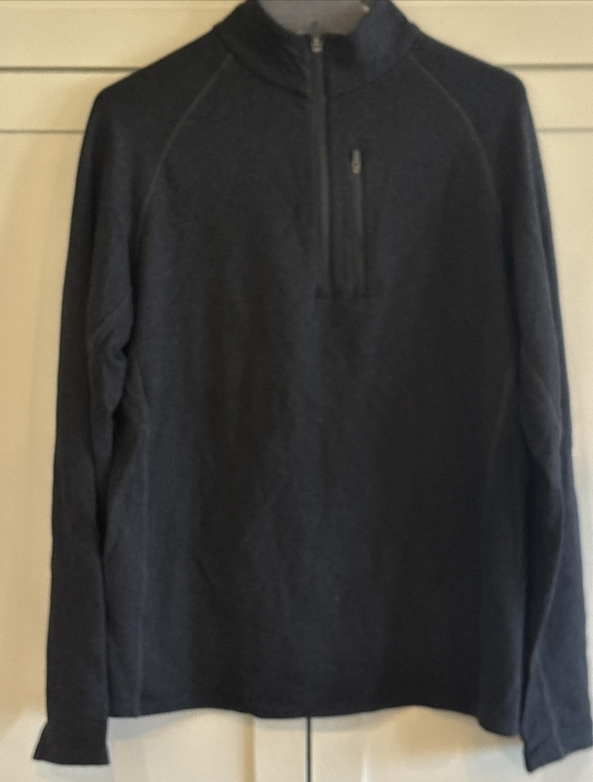 Free Fly Mens 1/4 Zip Pullover Gray Bamboo Heritage Performance Fleece Stretch M gallery