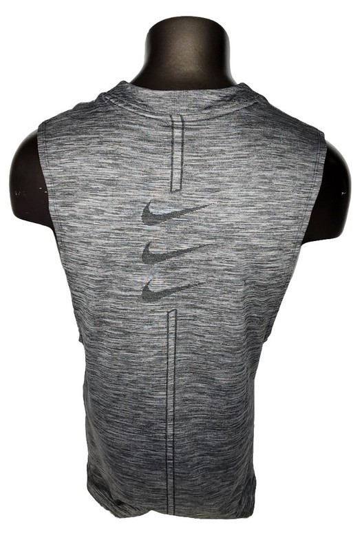 Nike Running Top SZ L 928517-010 Medalist Gray Men's $90 2014 gallery