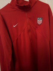 Nike Intensity USA 1/4 Zip Top Size 2XL Men’s M53803 University Red Nwt
