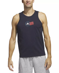 ADIDAS ORIGINALS Men’s American Flag Tank In Navy, XL