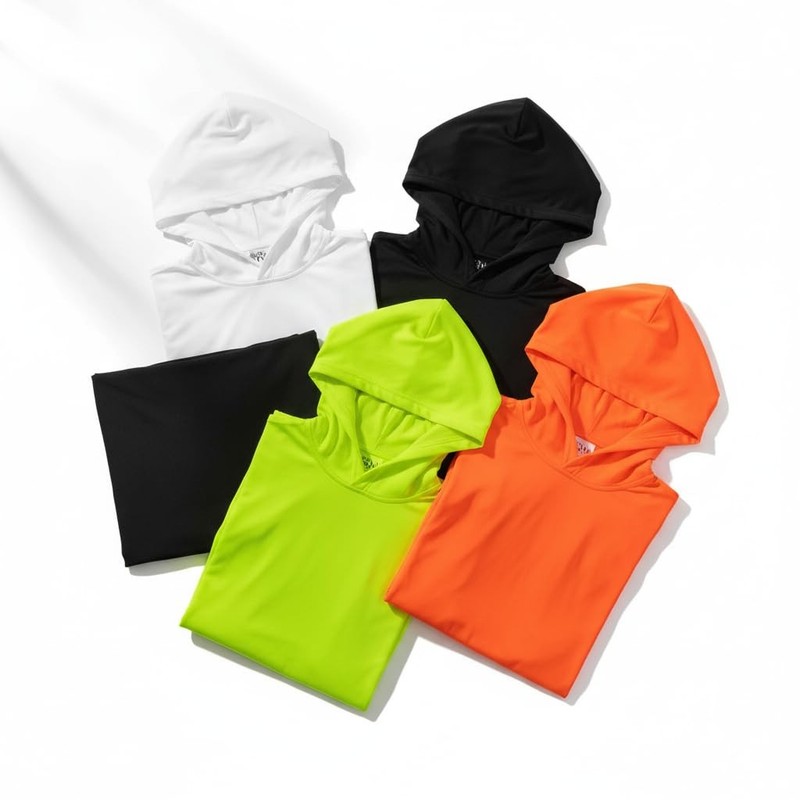 Men's SPF Long Sleeve Shirts Work Tee with Tall Rash Guard and Lightweight Su... gallery