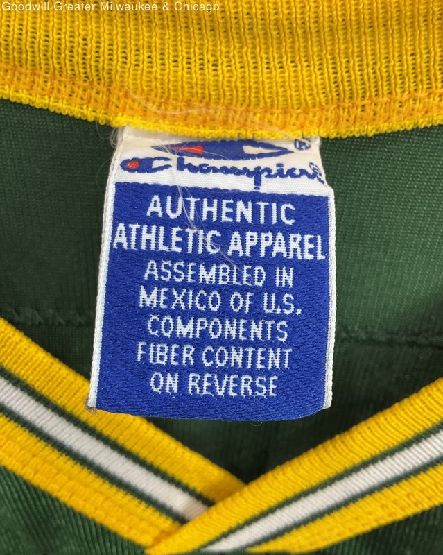 Champion Mens Green Solid Mark Chmura 89 Packers Football Athletic Jersey gallery