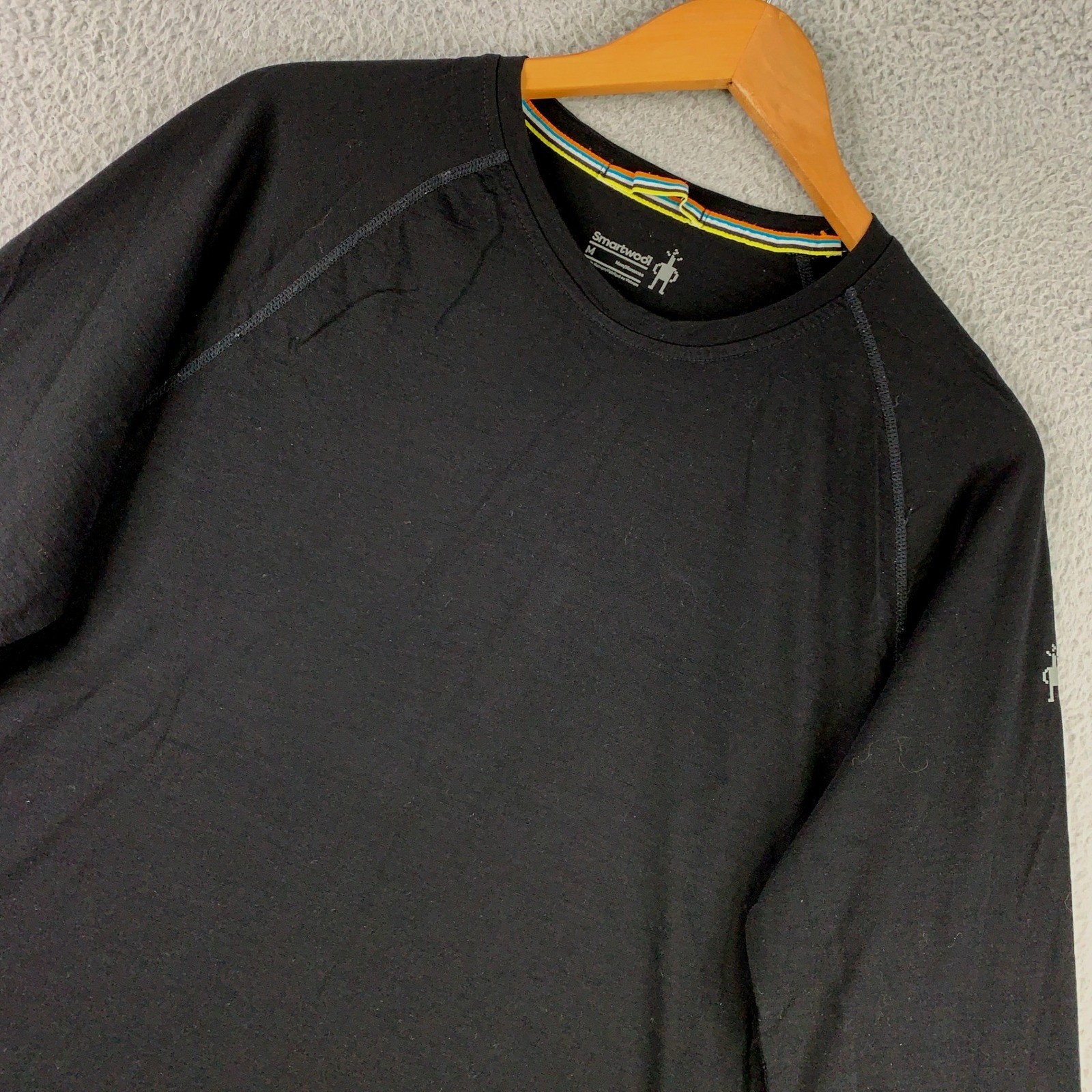 Smartwool Merino 150 Base Layer Top Mens Medium Black Long Sleeve Athletic Shirt gallery