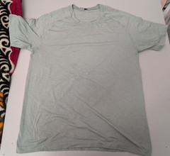 Lululemon Men Metal Vent Tech Shirt Sage Green Movement Is Medicine Short Sleeve