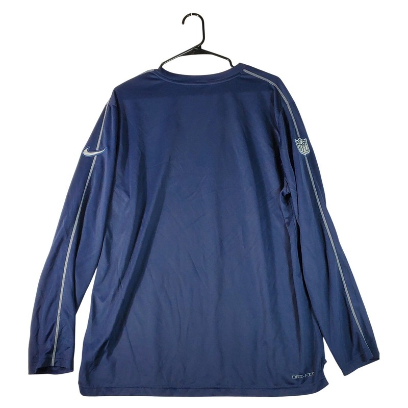 Nike Dallas Cowboys NFL Dri-FIT Long Sleeve Shirt Men's XL Navy Blue gallery