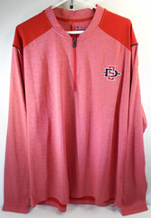 Champion SDSU Pullover Long Sleeve Shirt Men 2XL College Athletic Wear Aztec RED