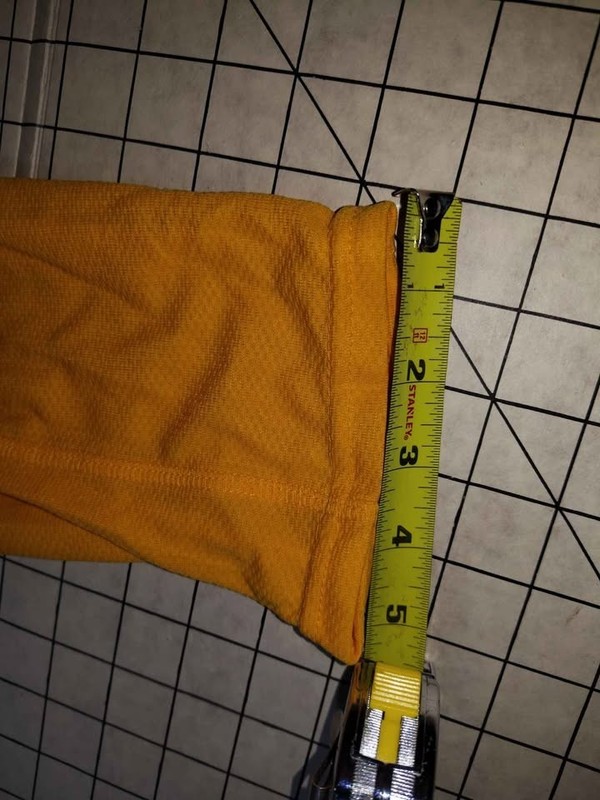 Men's Yellow Starter Dri-Star Long Sleeve Athletic Shirt Size XL gallery