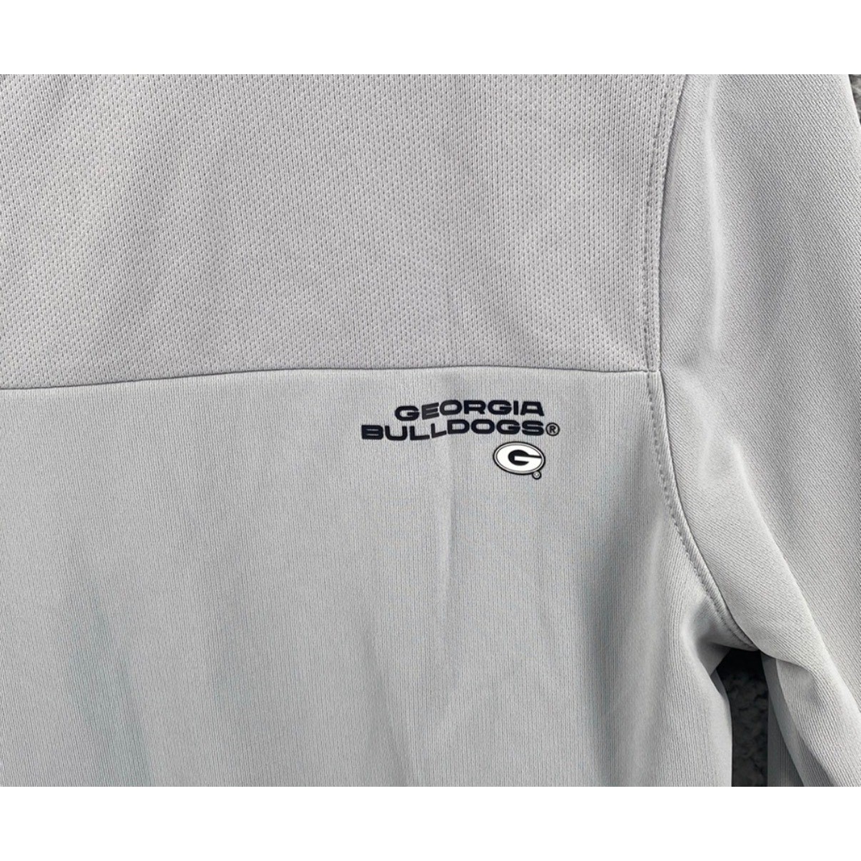 Nike Georgia Bulldogs Dri-FIT Gray Long Sleeve Training Shirt Women's Sz Small gallery