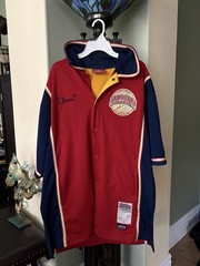 Vintage Y2K Harlem Globetrotters Platinum FUBU Goose #50 Jersey Men’s Size 2XL