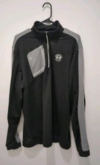 Galvin Green Pebble Beach Golf Links Quarter Zip Pullover Black Performance