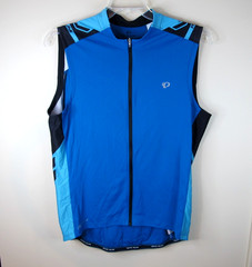 Pearl Izumi Elite Short Sleeve Cycling Jersey Men’s XL Blue Stretch