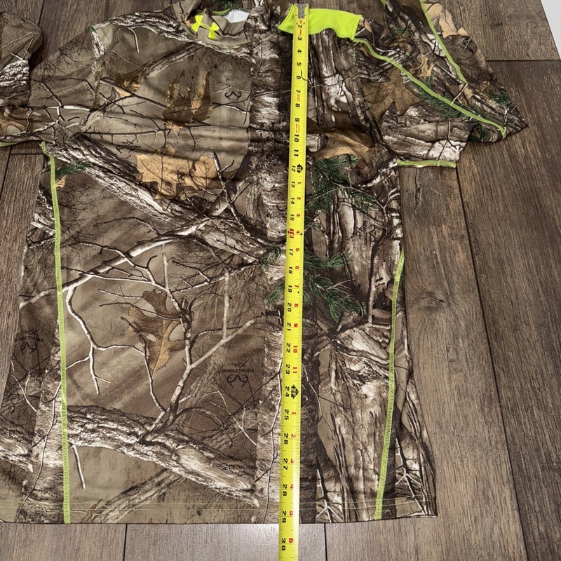 🦌Under Armour ColdGear Shirt Mens L Compression Scent Control Real Tree Camo gallery
