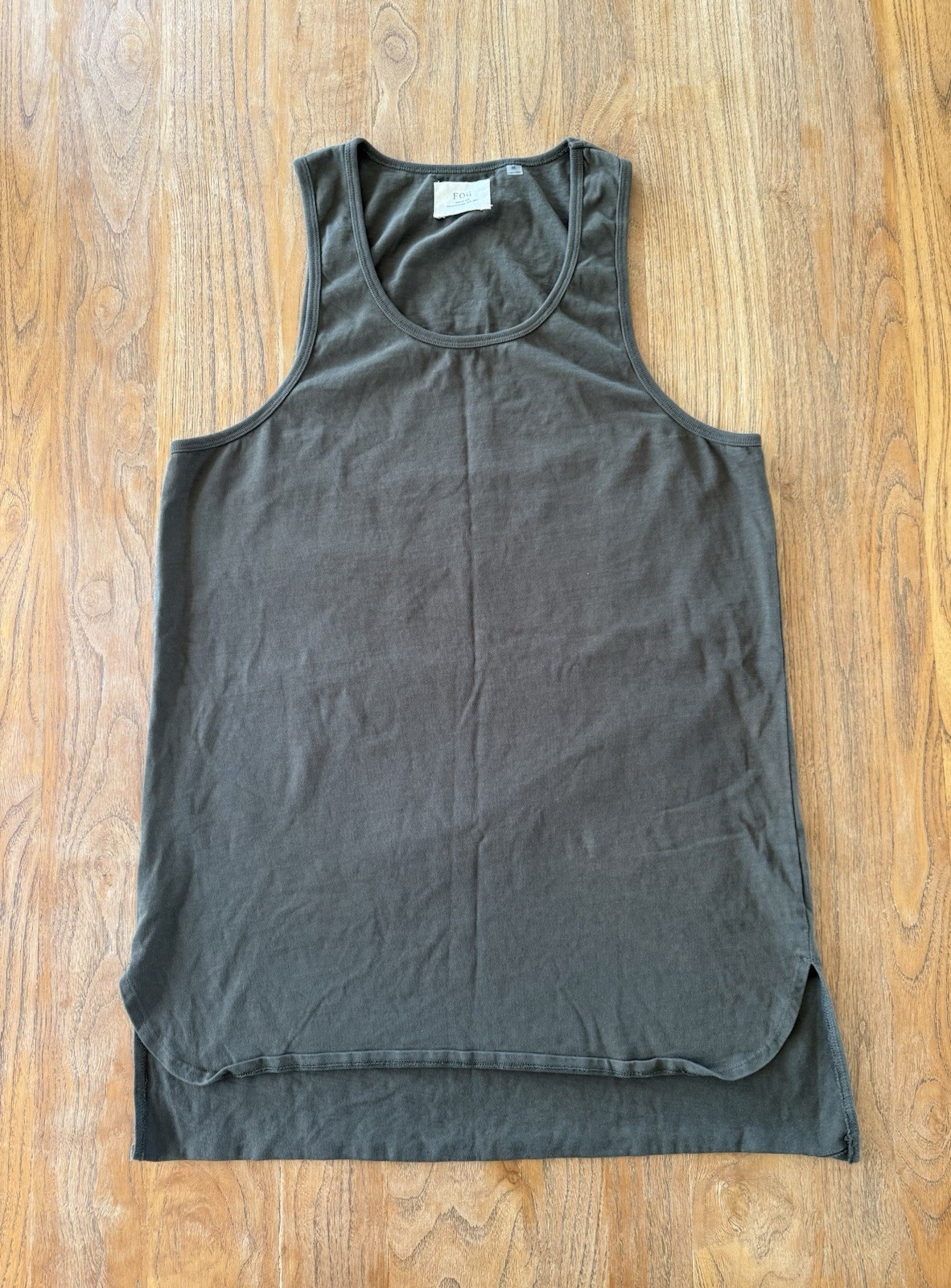 Fear Of God Collection One 2015-2016 Army Green Tank Top Size Medium gallery
