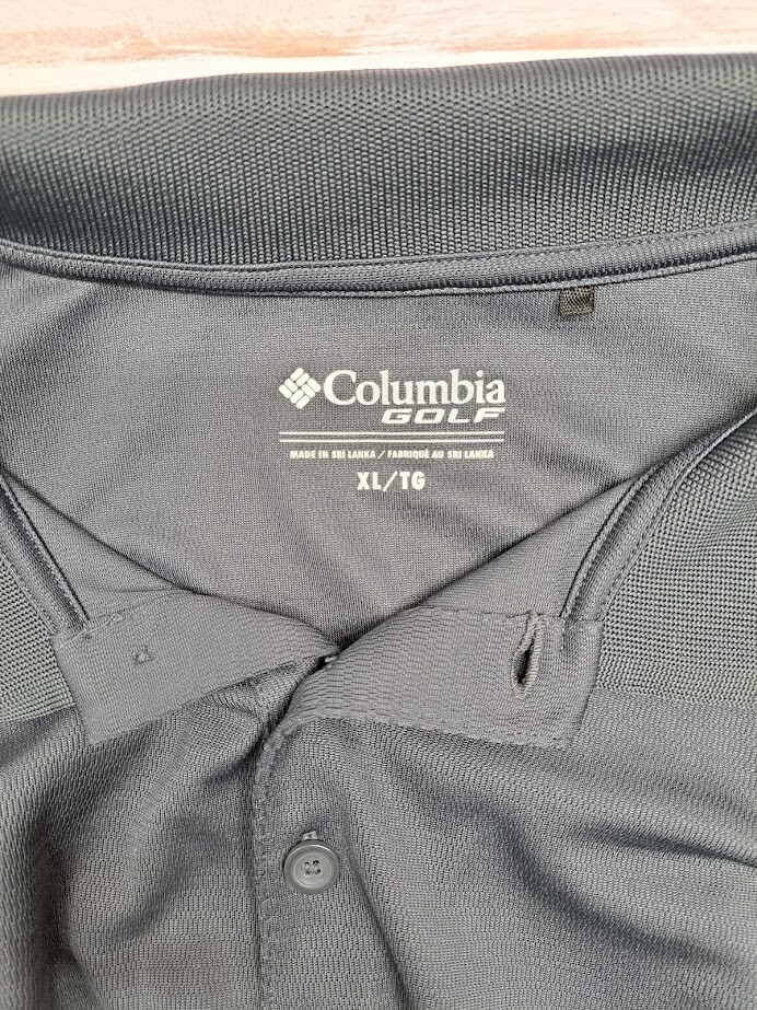 Columbia Size XL Golf Gray Mens Outdoor Active Short Sleeve Gym Shirt gallery