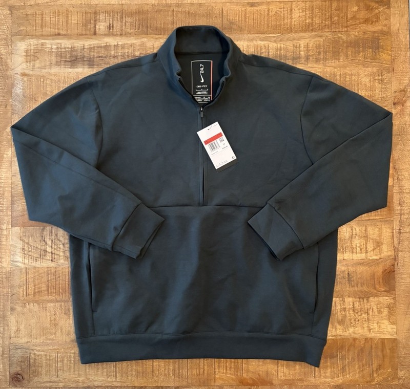 NWT Nike 24.7 ImpossiblySoft Dri-Fit 1/2 Zip Pullover HQ6953-390 gallery