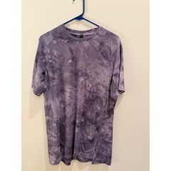 Large Lululemon Men’s “Always Agile” Short Sleeve Shirt Purple