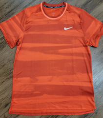 Nike Court Advantage Men’s DRI-FIT Tennis Slim-Fit Shirt Red FQ2090-891 Size-M
