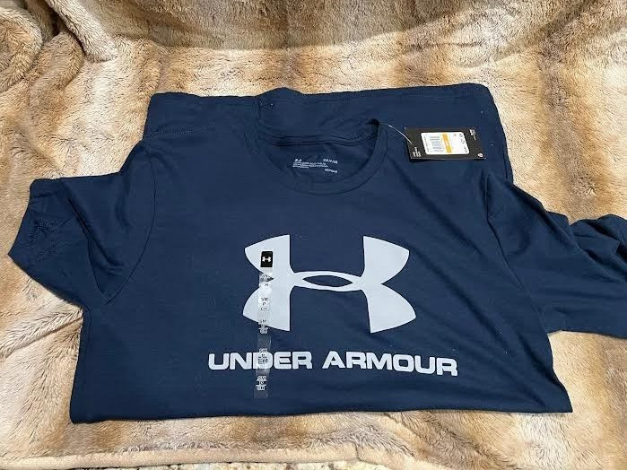 New W/Tag Under Armour Men's T-Shirt UA Big Logo Sportstyle Crew Neck Small gallery