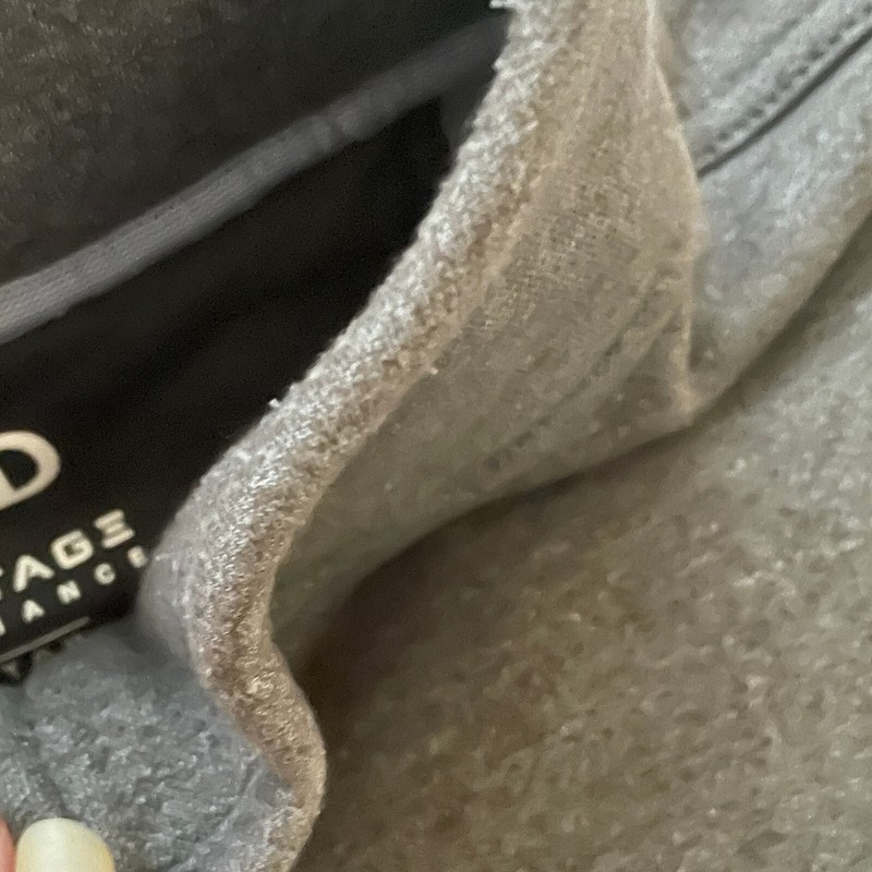 Men's Sz XL IZOD Advantage Performance Stretch 1/4 Zip Colorblock Black and Gray gallery