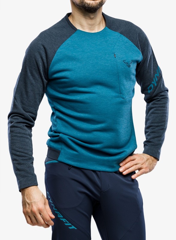 DYNAFIT 24 / 7 polartec thermal pro pullover breathable quick dry ski run men XS gallery