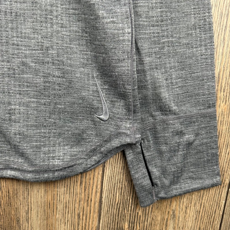 Nike Yoga Dri-FIT Mens Gray Long Sleeve Training Top FB7775-065 Size M gallery